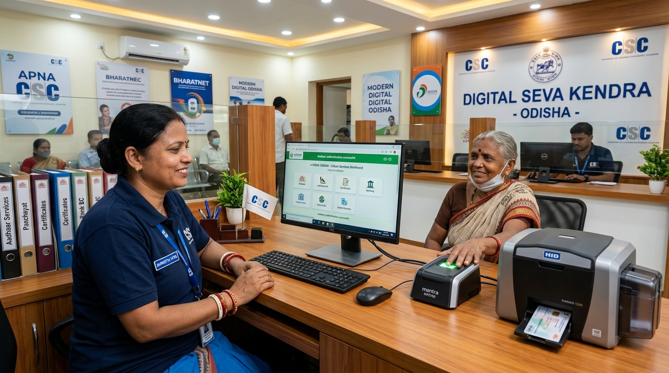 Bhikari Jana Seva Kendra Desk in Odisha