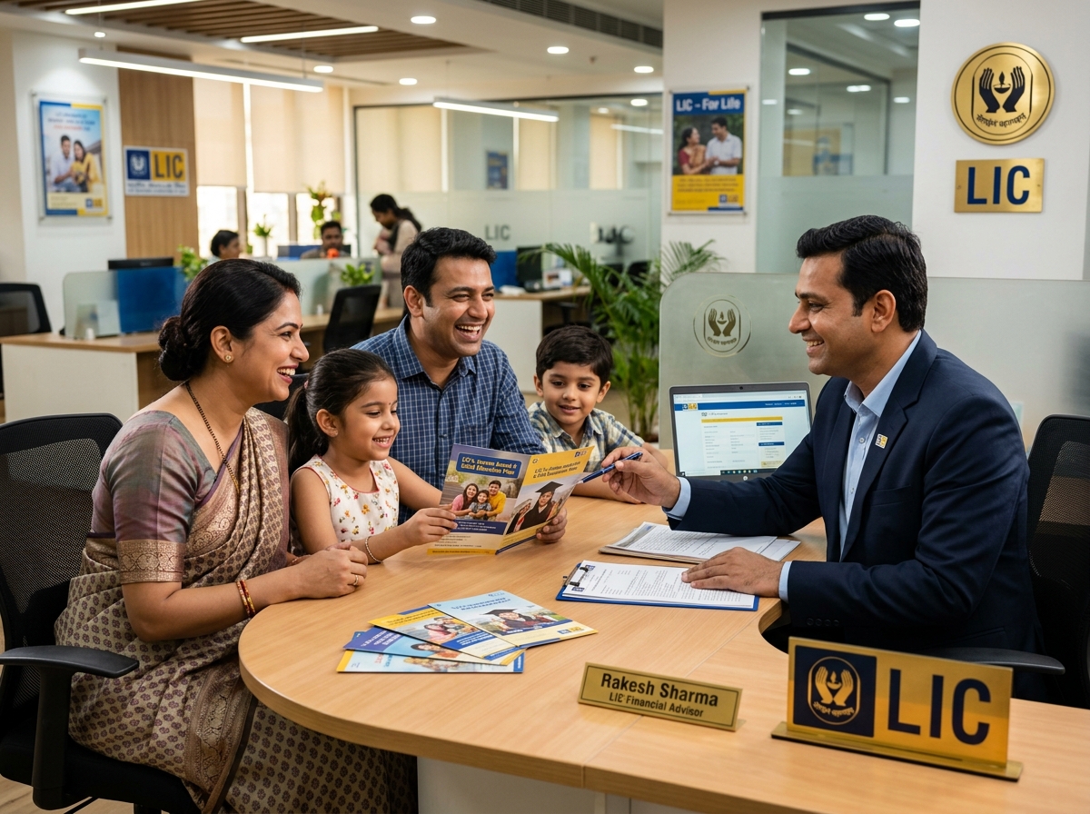 LIC Life Insurance Consultation at Bhikari Kendra